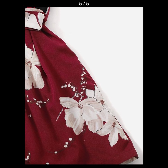 ❤️PLUS SIZE FLORAL BELTED CAMI ROMPER IN SIZE 1XL❤️ - Picture 10 of 13